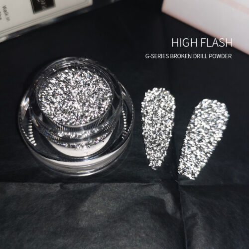 Reflective Glitter Powder Nail Iridescent Flakes Sequins Pigment Dust Decoration - Picture 1 of 5