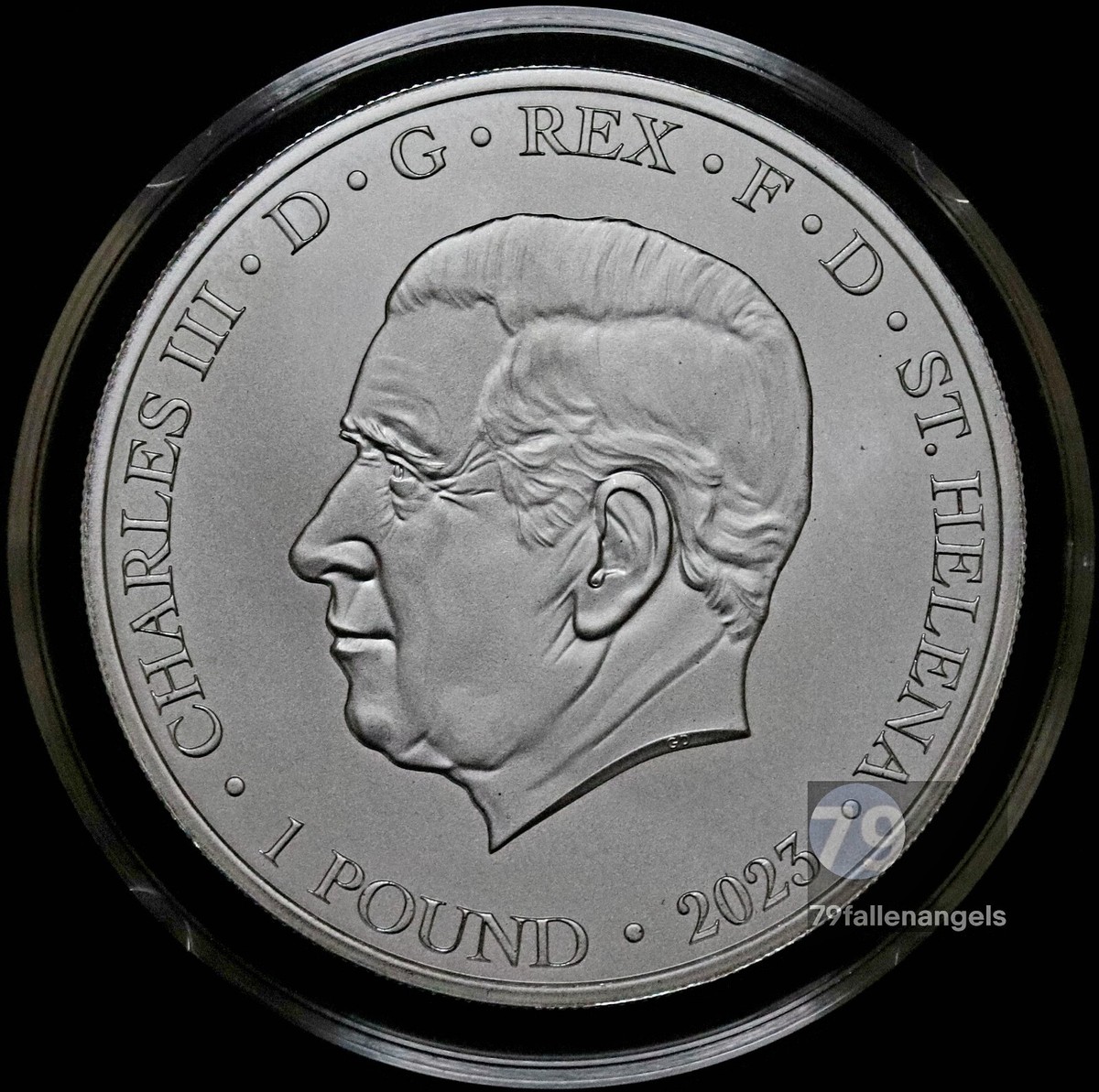 美品　1オンス銀貨 The Modern Trade Dollar 2023 Modern US Trade Dollar St. Helena Silver Coin 1 oz BU .999