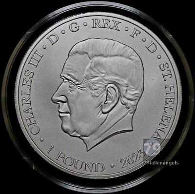 2023 Modern US Trade Dollar St. Helena Silver Coin 1 oz BU .999