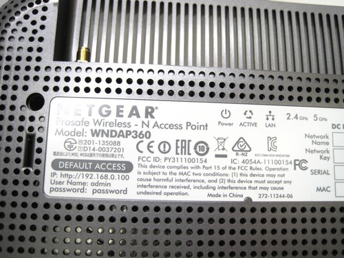 Set of 3 - Netgear Prosafe Wireless N Access Point WNDAP360 - Picture 3 of 4