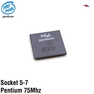 CPU INTEL PENTIUM 75MHZ SX969 / P54C/P54CS PROCESSOR SOCKET 7 SOCKEL 5 A8050275