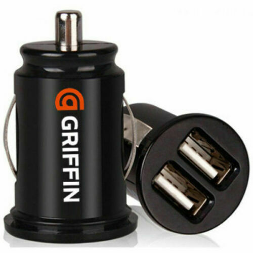 griffin cigarette lighter usb GRIFFIN TWIN 2 PORT USB 12V 24V CAR SOCKET LIGHTER 2.1A CHARGE CHARGER  ADAPTER