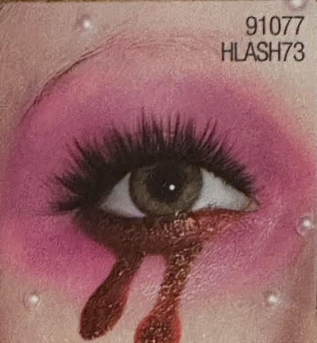 5 PAAR - KISS Lashes Halloween Falsche Wimpern Glitzer Hexe KÖDER 91077 - Bild 3 von 4