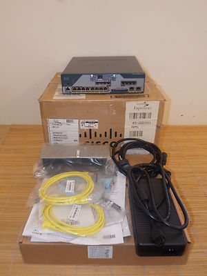 NEU Cisco C1861-SRST-C-F/K9 SRST or CME 8x PoE 4FXS 4FXO+HWIC-1ADSL NEW OPEN BOX