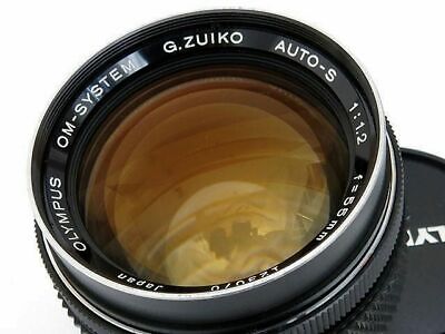 Olympus OM G.Zuiko Auto-S 55mm F1.2 Thorium Lens Excellent from Japan F/S