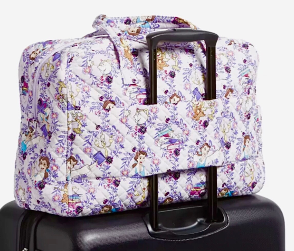 2024 DISNEY BEAUTY AND THE BEAST QUILTED WEEKENDER TRAVEL BAG BY