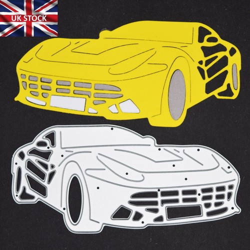 Sportscar / Supercar Stampo da Taglio in Metallo, Auto, Creazione Carte, Artigianato in Carta, Maschio. A9 - Foto 1 di 7