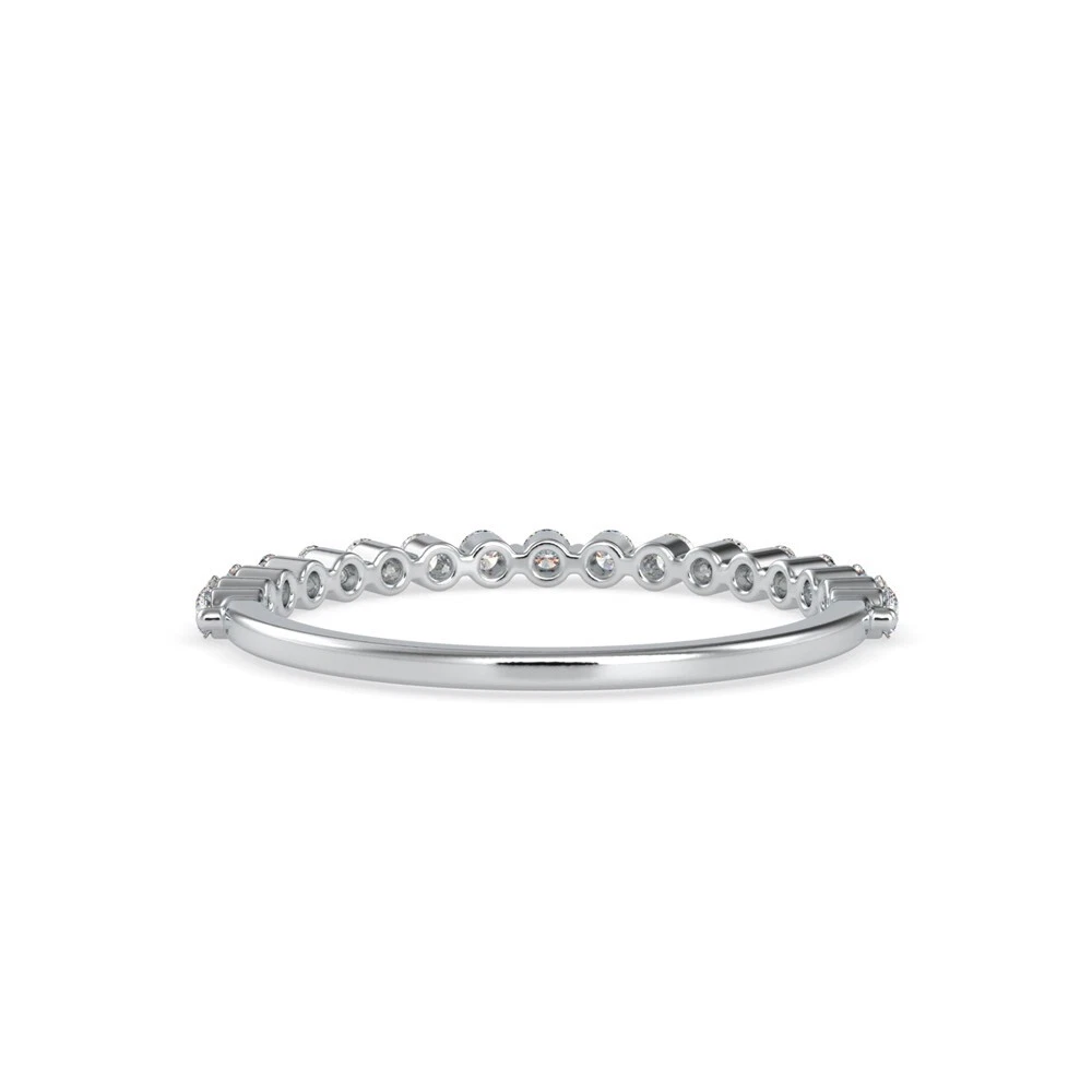 IGI Certified Diamond Ring 0.26 tcw F/VS 14k Gold Round Cut Lab Created image-4