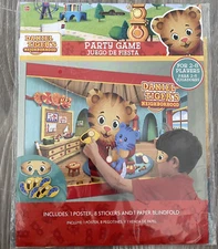 Daniel Tiger's Neighborhood Birthday Party Supplies Party Game Pin The Tail NEW
