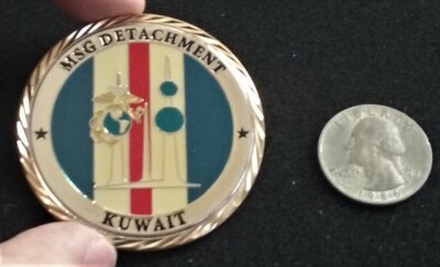 MSG Marine Security Guard Embassy Kuwait USMC Anti Terrorism US Challenge Coin