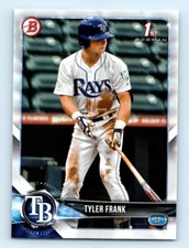 2018 Bowman Draft Tyler Frank Tampa Bay Rays #BD-156 1st Bowman