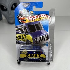 2013 Hot Wheels S.W.A.T. Combat Medic Metallic Blue 12/250 Treasure Hunt Symbol