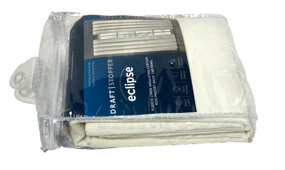 Eclipse Room Darkening Curtains Summit Solid 40" x 63" Thermal Single Panel - Image 3 of 4