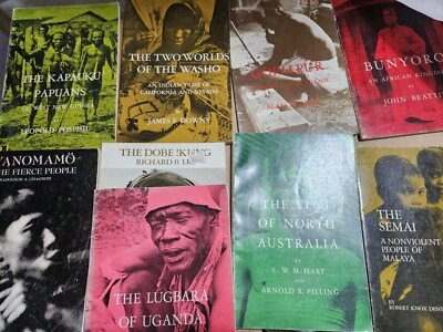9x Case Studies Cultural Anthropology  Benyoro Semai Lugabara Indian Tiwi Race