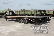 NEW 2025 8 X 30 (25 + 5) Deckover Equipment 14K Gooseneck Trailer RAMPAGE RAMPS