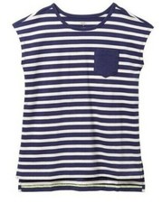 TEA COLLECTION Striped Pocket Tunic - Twilight - NWT Girls 8