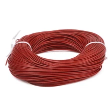 109 yds Red Round Cowhide Leather String Cord Jewelry Bracelet Cord Thread 2mm
