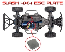 ESC Mount Electronics Plate for Traxxas Slash, Rustler, Stampede 4x4 LCG (7422)