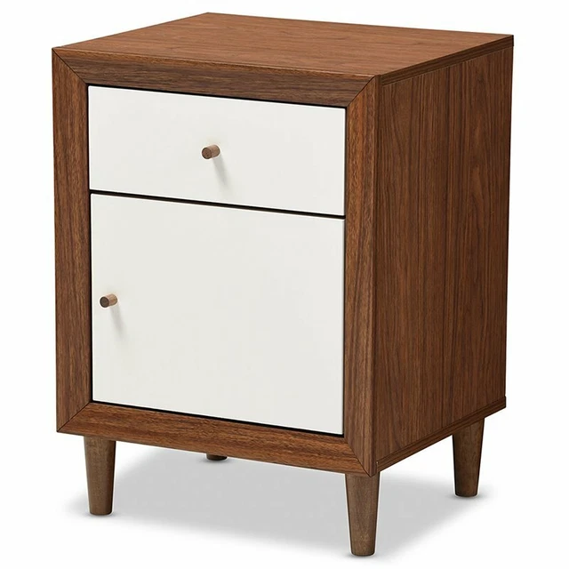 White Wood Veneer Bedroom Furniture Sets