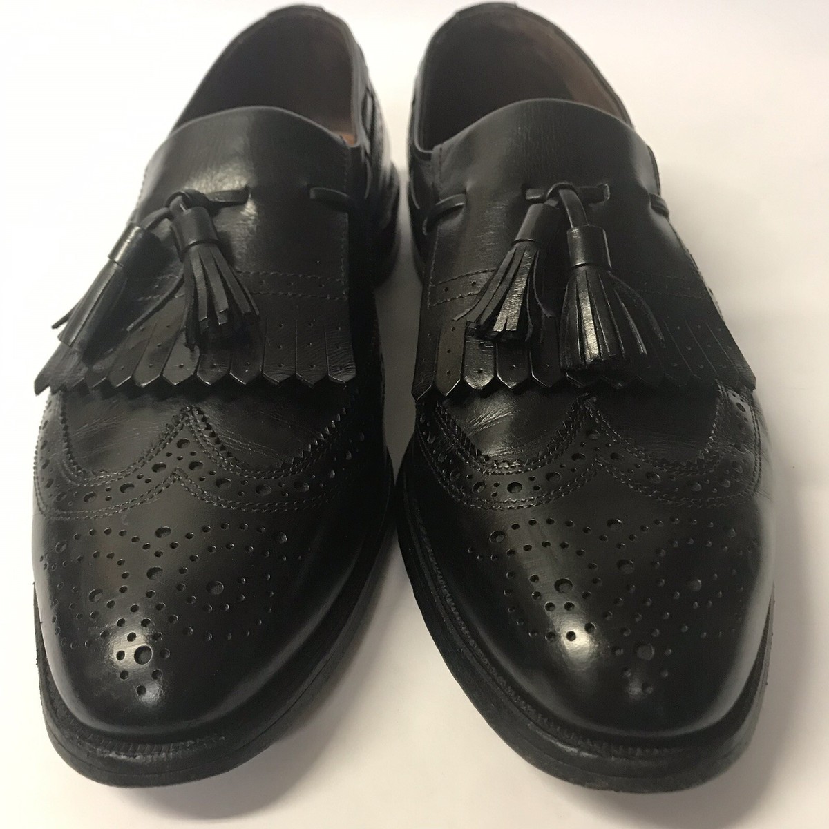 Allen Edmonds Arlington Kiltie&Tassel Dress Slipon Shoes Like New Size 12D (193) Allen Edmonds kiltie tassel loafer in tan leather.... | Depop main image 2