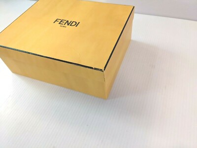 Authentic Fendi Roma Yellow Gift Box - multiple sizes available | eBay