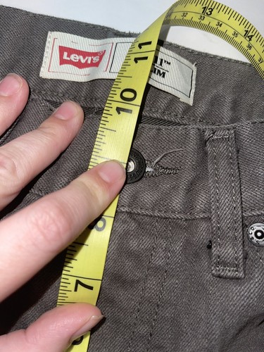 Levis Boys 511 Slim Fit Jeans Size 16 Gray *READ* - Picture 8 of 9