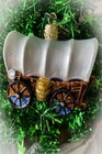 <!--F#f_0-->Covered Wagon Little House on the Prairie Blown Glass Old World Ornament<!--F/-->