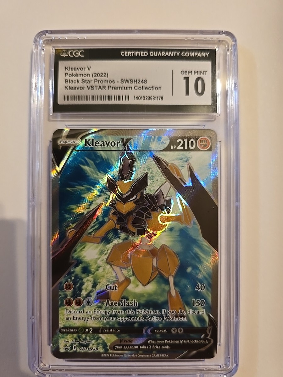 Kleavor V SwSh248 Black Star Promo CGC Mint 10 | eBay