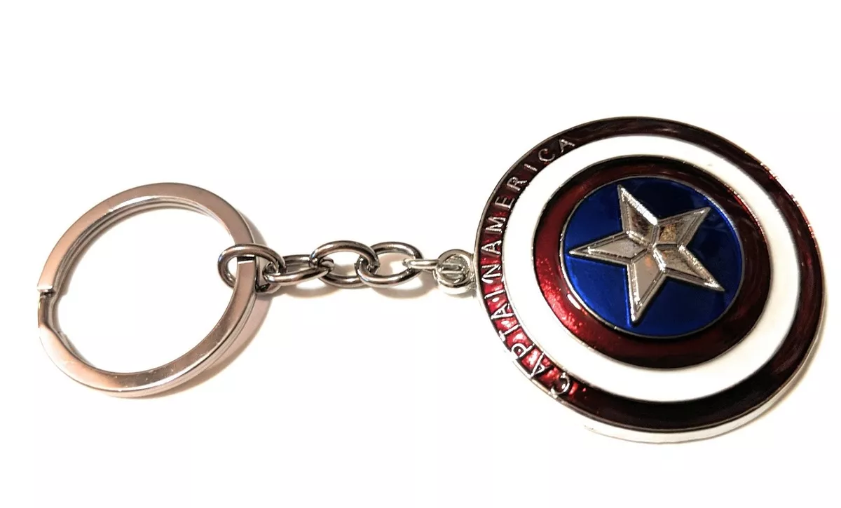 Captain america shield metal keychain clearance