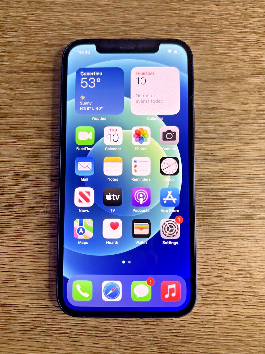 Apple iPhone 12 Blue 64GB (US Spectrum Locked) - Very Good Apple iPhone 12 Blue 64GB (US Spectrum Locked) - Very Good