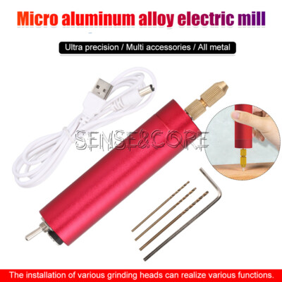 Mini Electric Hand Drill USB Hole Punch DIY Small Jewelry Portable Grinding Tool