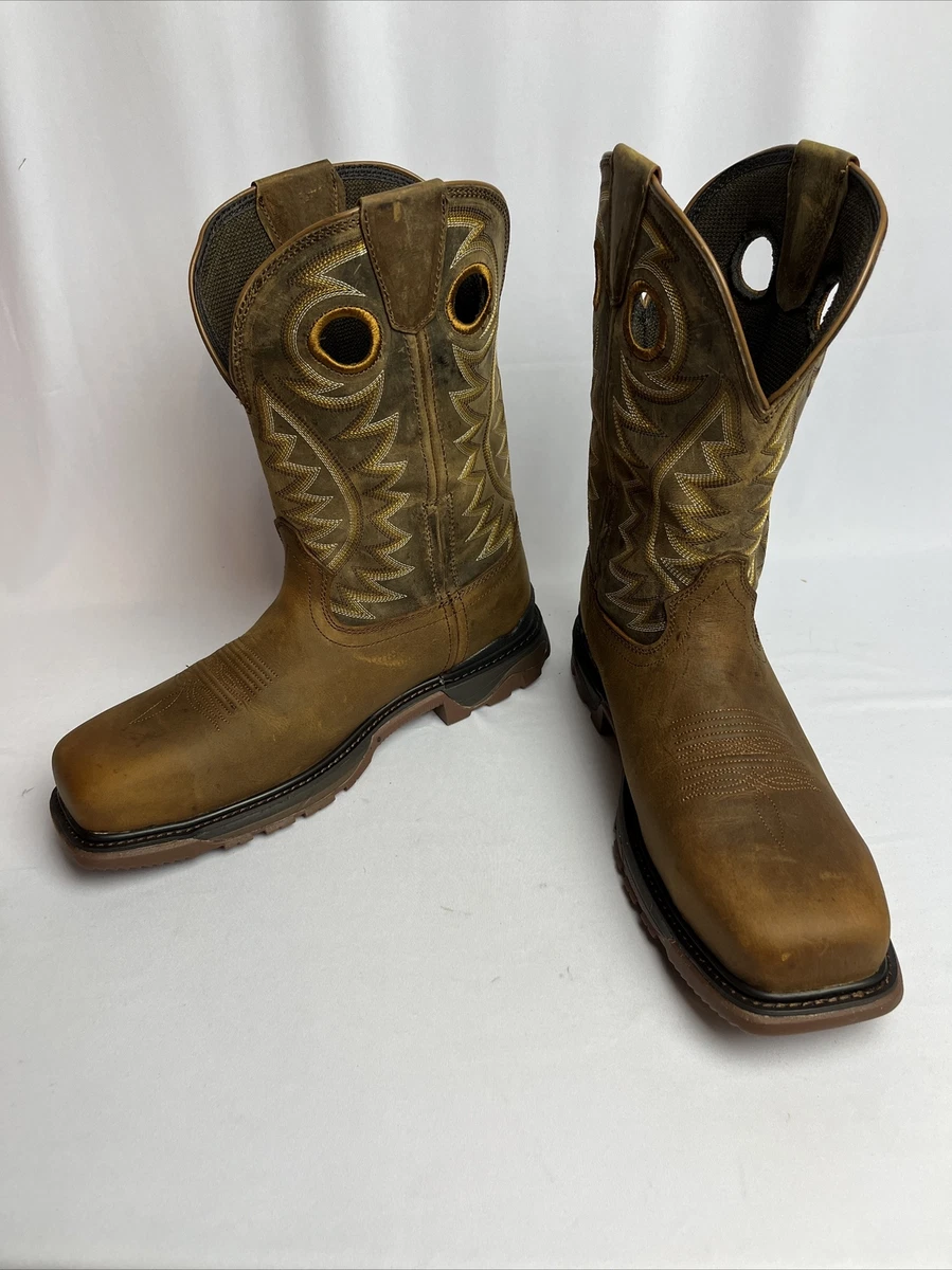 Rocky Men RKW0350 Carbon 6 Carbon Fiber Toe WP Pull On Western Boots 9.5M