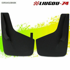 2x Abs Universal Mud Flaps Fender Splash Guards Mudguards W Hardware For Cars U