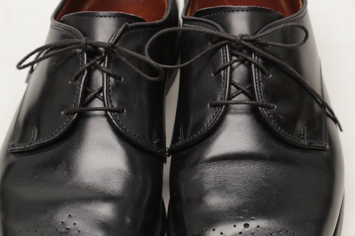Allen Edmonds Flatiron Dress Shoes Mens 9 D Black Leather 