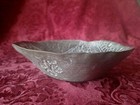Trinket Dish Textured Lace Design Handmade in France 5.5" Great Gift!