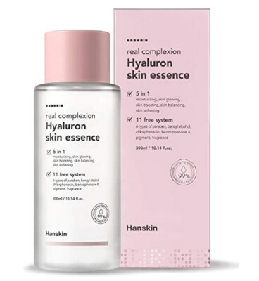 Hanskin Real Complexion Hyaluron Skin Essence,300ml FULL SIZE NEW WITH BOX