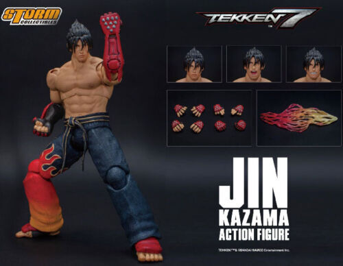 TEKKEN 7 Jin Kazama ストームコレクティブルズ New Official Tekken 7 Jin Kazama 1/12 Scale Storm Toys
