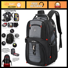 Extra Large Travel Laptop Backpack 17" - Work/College, 50L, Carry-On Approved, L