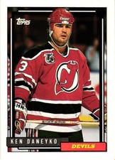 1992-93 Topps -  Ken Daneyko #357