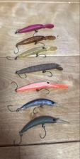 Lucky Craft Unfair 63 Slim & Swanshad Nano Hard Lures 7pcs Near Mint