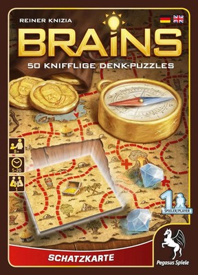 Brains - Schatzkarte | Spiel | Deutsch (2016) | 18131G | Pegasus Spiele GmbH