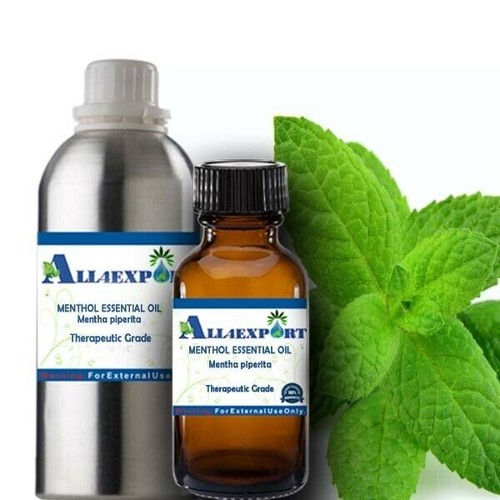 PURE MENTHOL ESSENTIAL OIL Mentha piperita NATURAL HERBAL FRAGRANCE - Picture 1 of 3