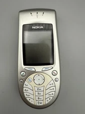 Vintage NOKIA 3660 NHL-8 Phone Retro VGA 3.5mm w/ Battery Untested Cellphone
