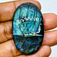 110 Cts Natural Labradorite Cabochon Gemstone For Jewelry 48.6x29.9x8.3 MM