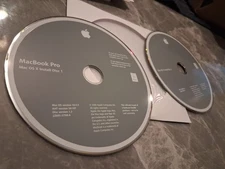 Original MacBook Pro Mac OS X 10.4.5 Install 2 Discs 2006 2Z691-5798-A & 5607-A