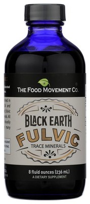 Black Earth Fulvic Liquid Trace Minerals 8 Oz Dietary Supplement 8Oz 1 Pack