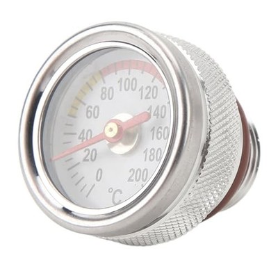 Engine Oil Temp Gauge, Temperature Gauge for Car Metal M20 X 1.5 Engine Oil