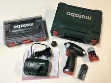 Metabo Powermaxx BS 12v Cordless Drill/Screwdriver 2x 2.0Ah Batteries & Metabox