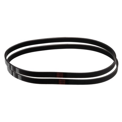 2pcs 260J6 PJ V-Ribbed Belt 6 Ribs 26'' Length x 0.55'' Width EPDM Rubber V Belt
