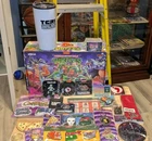 TMNT NECA Loot Crate Exclusive Huge Lot of Pins Stickers and Other Goodies NEW